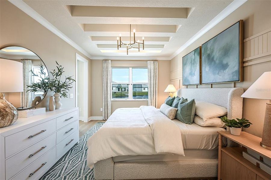 Furnished interior view inside a new home in Cassata Lakes, Nokomis (Image 13).