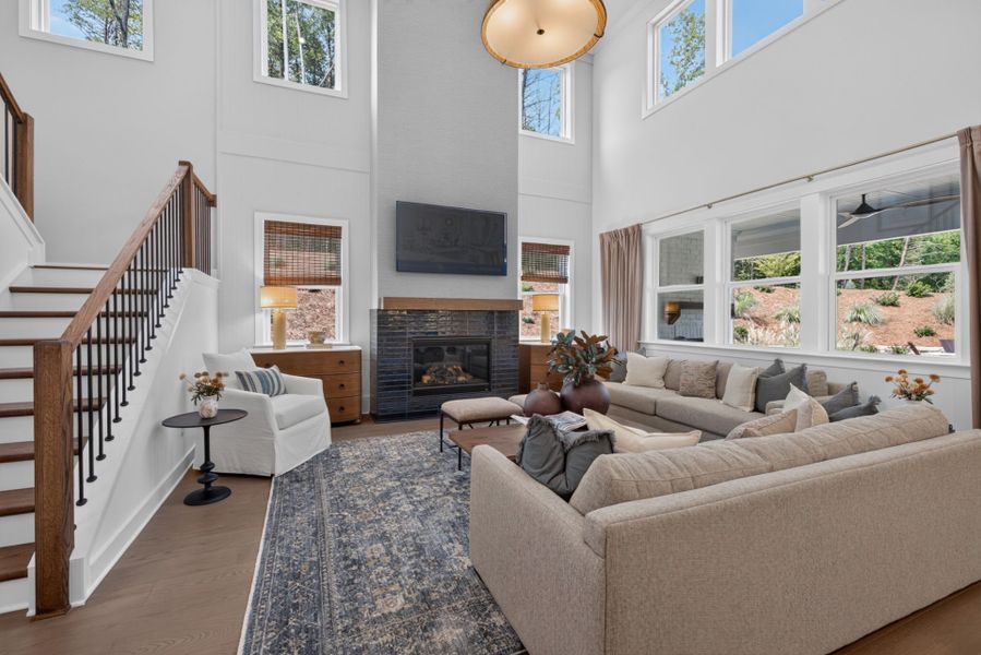 Representative furnished interior of a home built from the Newlyn by Pulte Homes in Bristol, Dawsonville (Image 70).