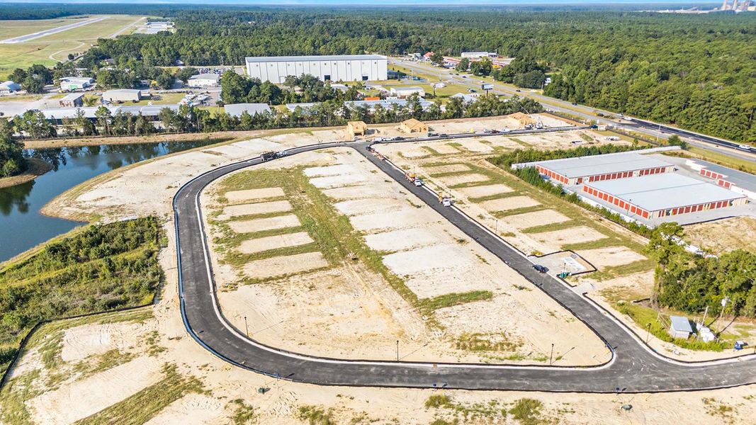 Site preparation for new homesites in South Island Landing, Georgetown (Image 24).