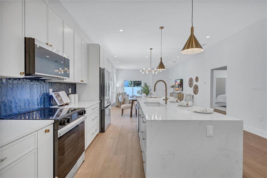 Furnished interior view inside a new home in , St. Petersburg (Image 10).