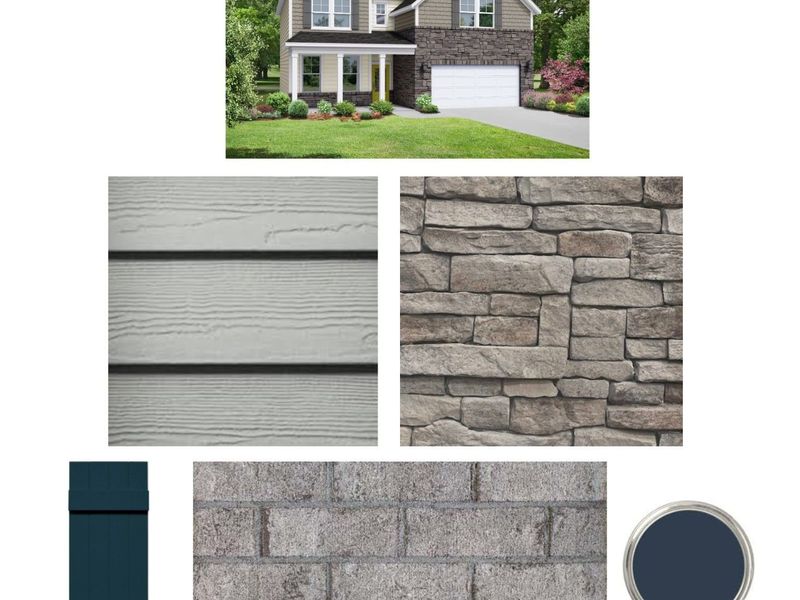 Sample of building materials used in homes in Woods Crossing, Gallatin (Image 36).