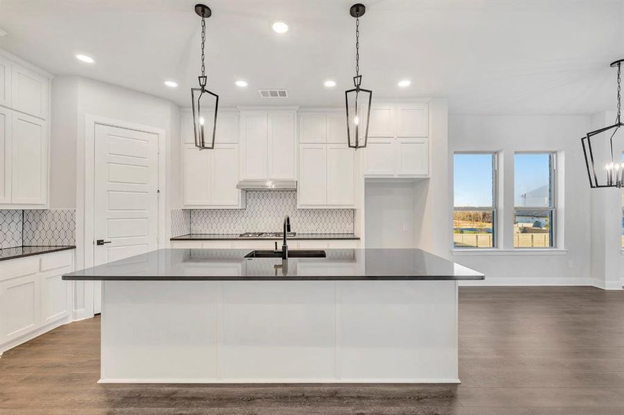 Furnished interior view inside a new home in Treeline, Justin (Image 8).