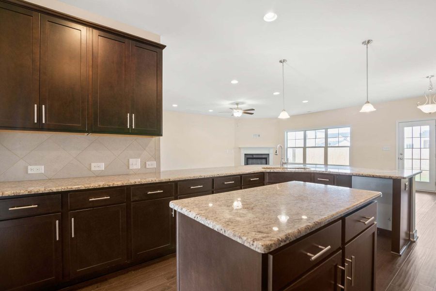Representative furnished interior of a home built from the Bladen by Caviness & Cates Communities in Maggie Way, Wendell (Image 120).