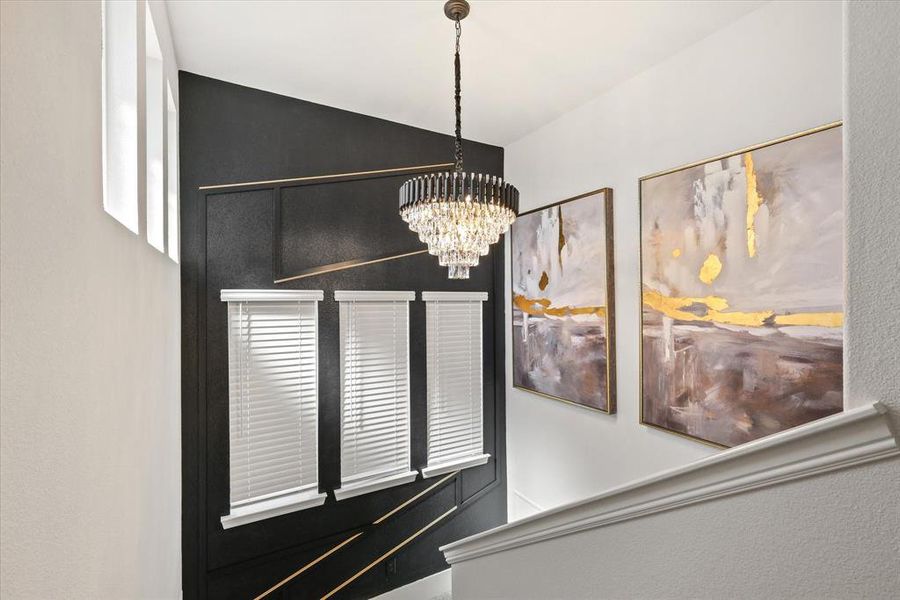 Furnished interior view inside a new home in Aubrey Creek Estates, Aubrey (Image 25). Furnished interior view inside a new home in Aubrey Creek Estates, Aubrey (Image 25).