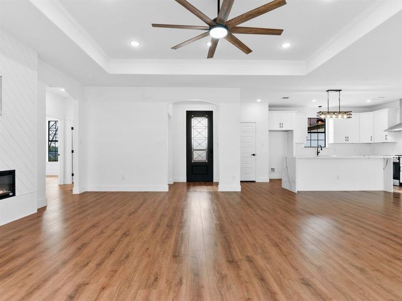 Spacious, unfurnished interior of a new home in , Granbury (Image 14). Spacious, unfurnished interior of a new home in , Granbury (Image 14).