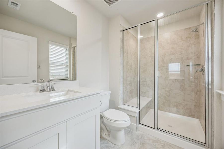 Furnished interior view inside a new home in Hadley Farms, Godley (Image 14).