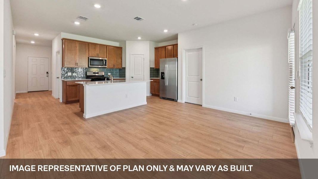 Furnished interior view inside a new home in Carillon, Manor (Image 5).
