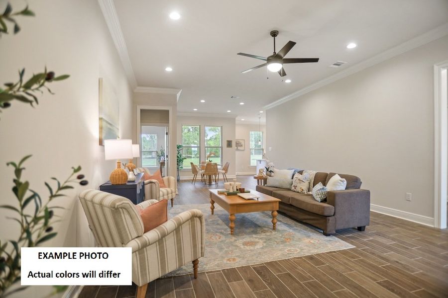 Furnished interior view inside a new home in Natureview, Freeport (Image 5).