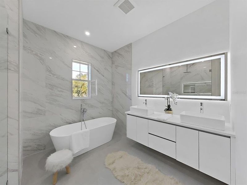 Furnished interior view inside a new home in , Brooksville (Image 38).