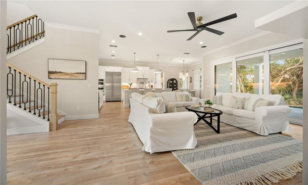 Furnished interior view inside a new home in , Flagler Beach (Image 44).