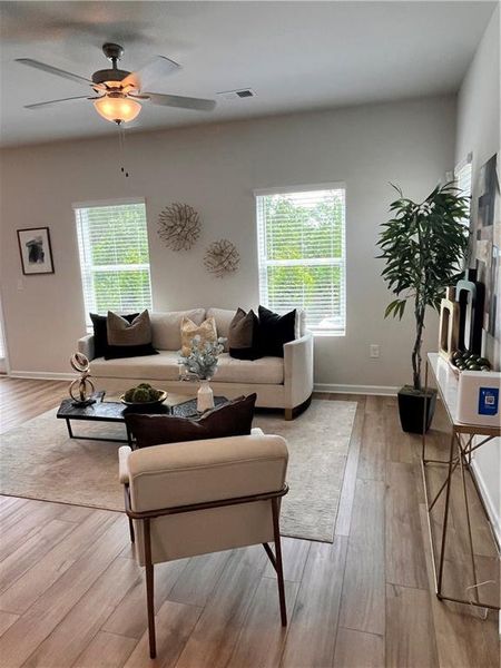 Furnished interior view inside a new home in Reeves Park, Stockbridge (Image 8).