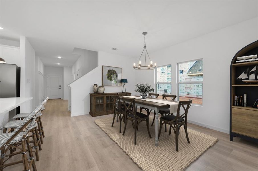 Furnished interior view inside a new home in Rolling Ridge, Van Alstyne (Image 25).