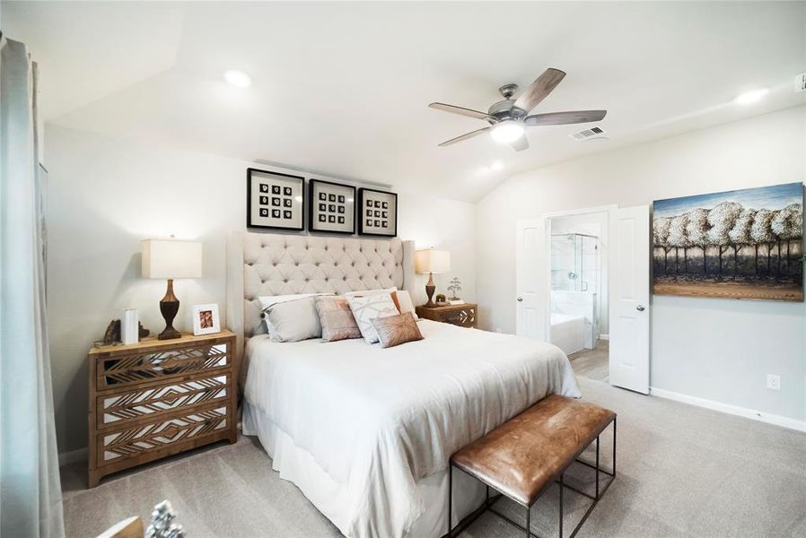 Furnished interior view inside a new home in Arabella on the Prairie: Premier Collection, Richmond (Image 15). Furnished interior view inside a new home in Arabella on the Prairie: Premier Collection, Richmond (Image 15).