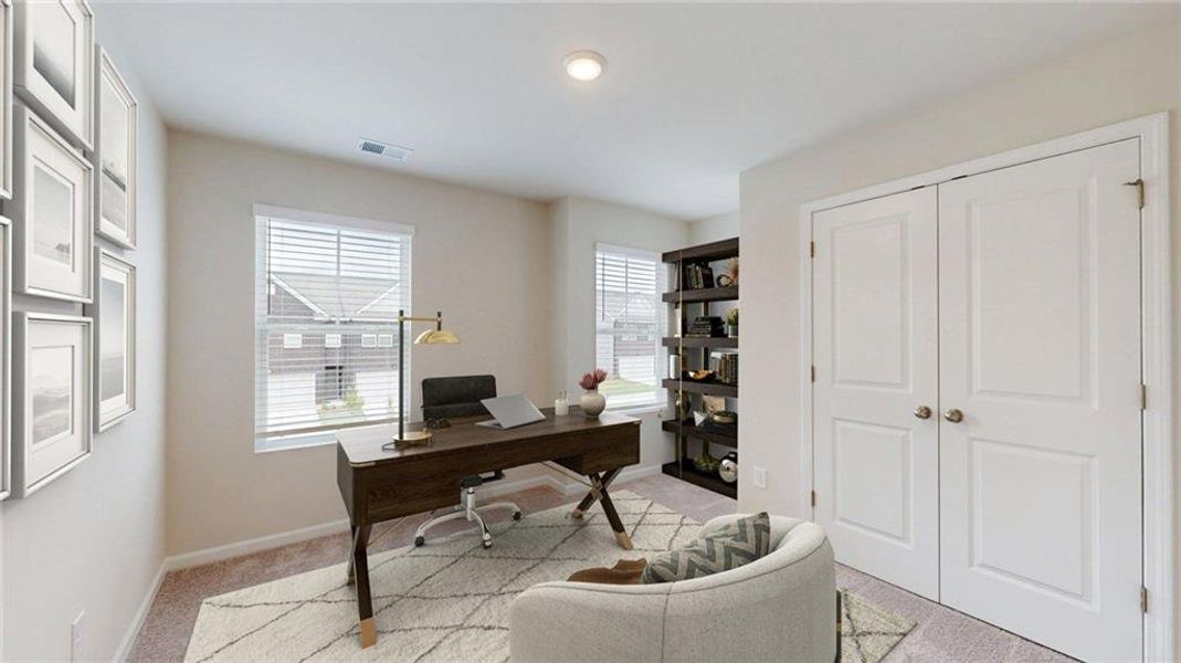 Furnished interior view inside a new home in Sandtown Falls, South Fulton (Image 8).