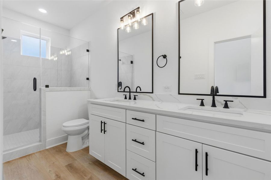 Furnished interior view inside a new home in , Houston (Image 10).