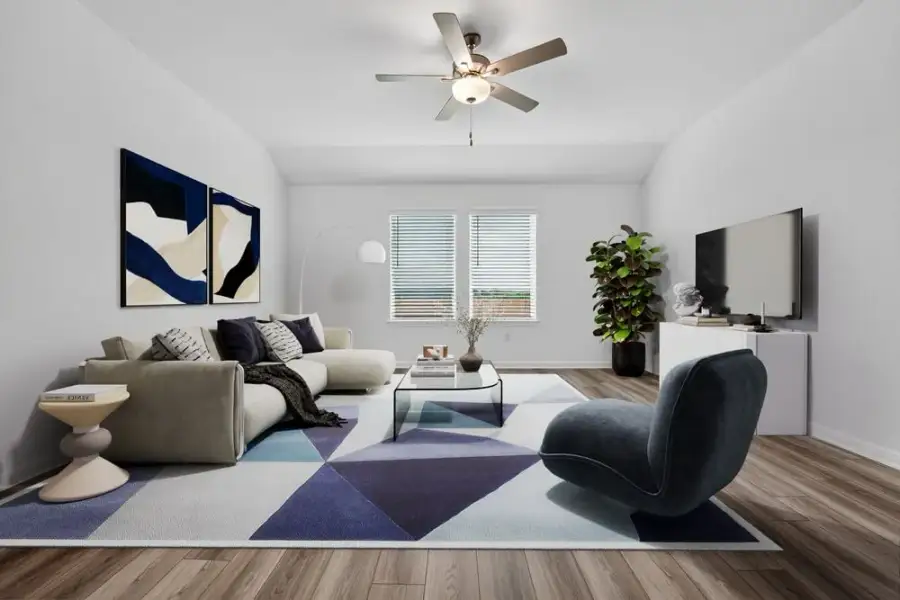 Furnished interior view inside a new home in Lisso, Pflugerville (Image 3).