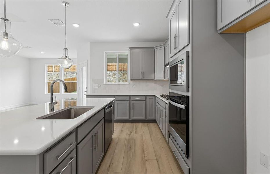 Abundant cabinet space in kitchen Abundant cabinet space in kitchen