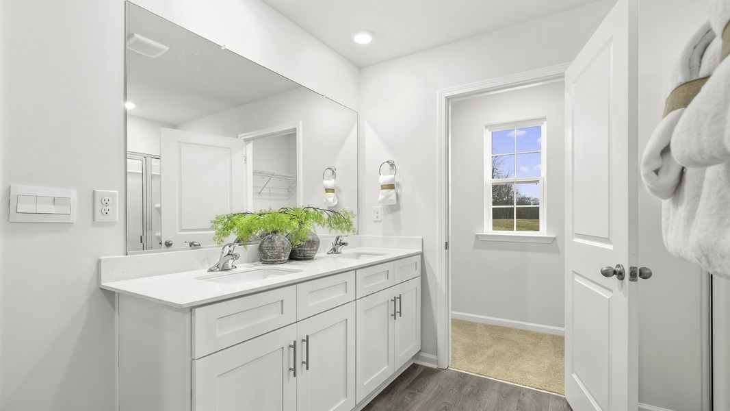 Furnished interior view inside a new home in Quail Haven, Winston-Salem (Image 25).