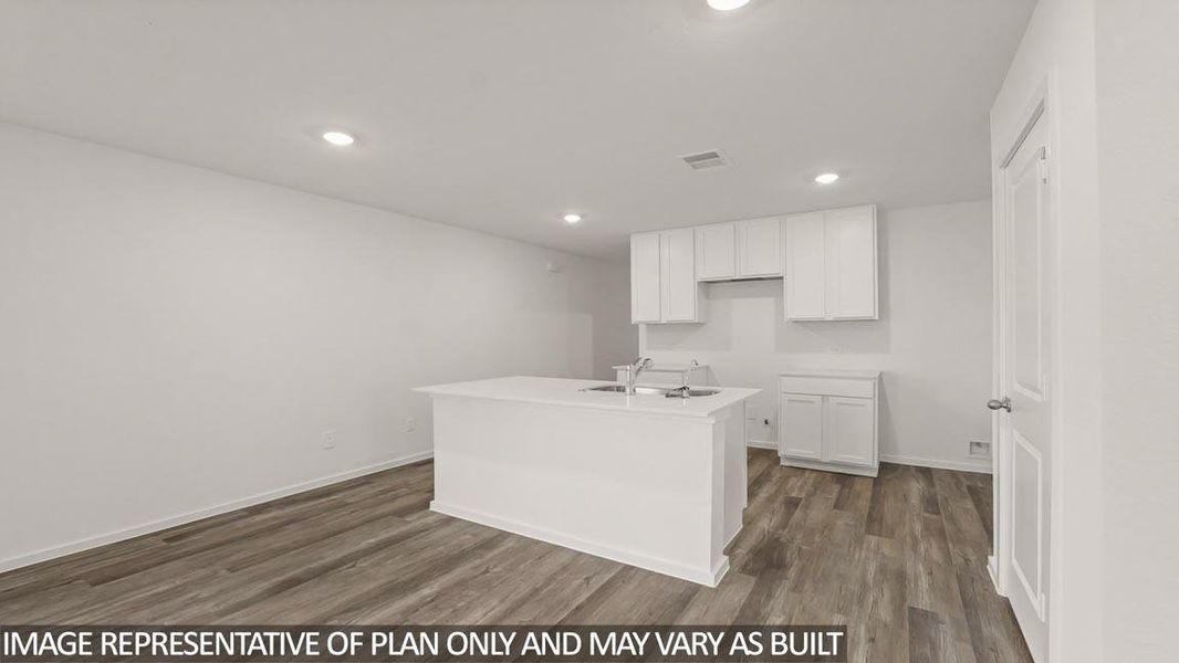 Furnished interior view inside a new home in The Canopies, Splendora (Image 3).