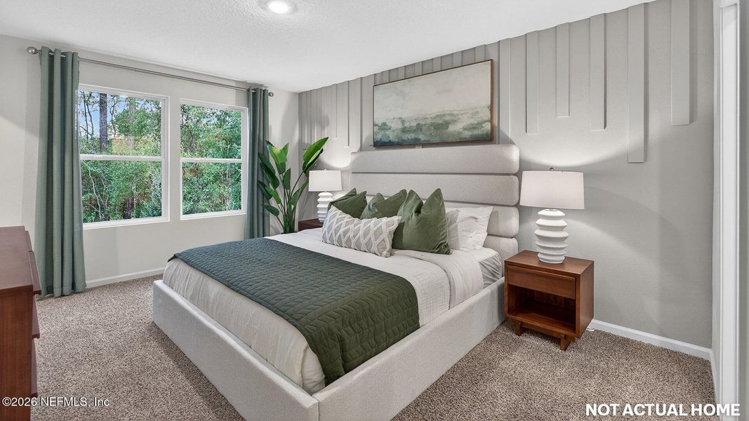 Furnished interior view inside a new home in Hansen Creek, Jacksonville (Image 11).