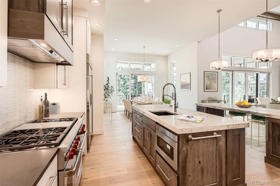 Furnished interior view inside a new home in , Parker (Image 11).