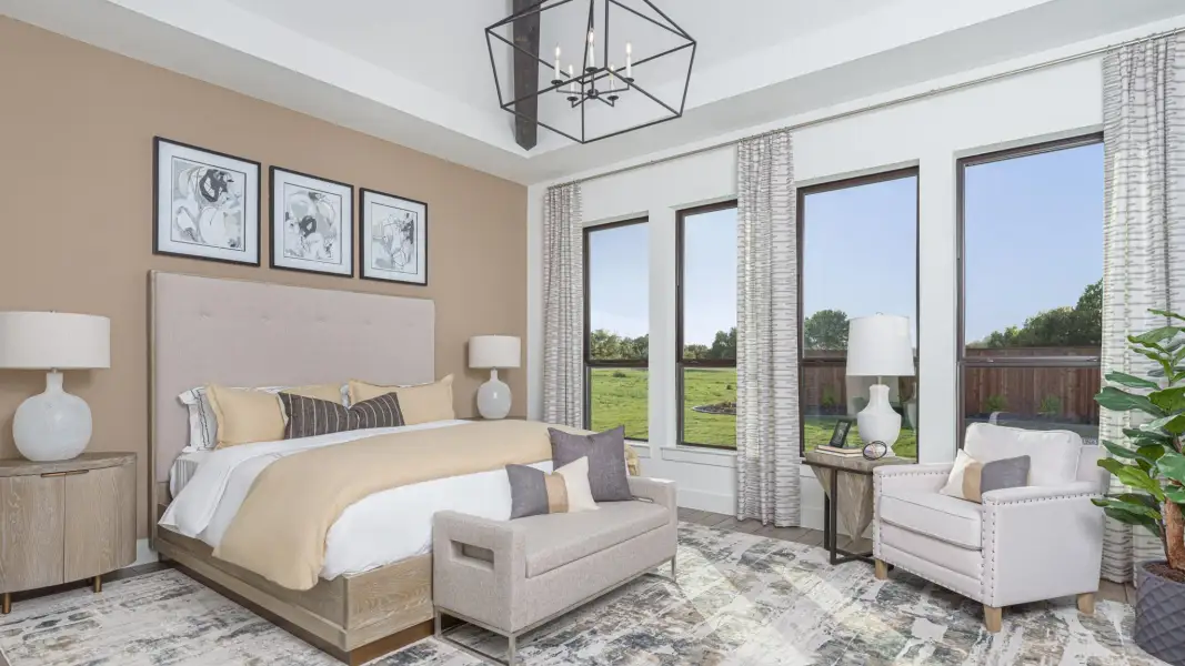 Furnished interior view inside a new home in Sonoma Verde, McLendon-Chisholm (Image 14).