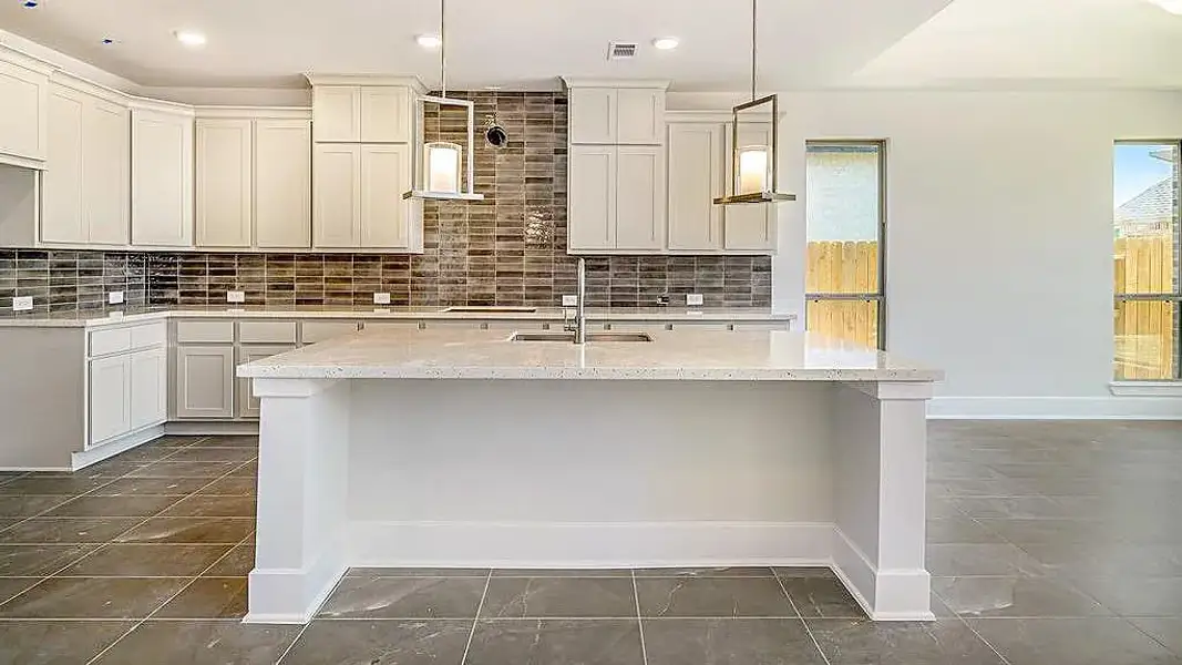 Furnished interior view inside a new home in Meridiana, Manvel (Image 8).