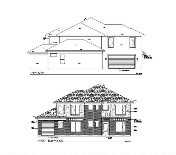 Exterior rendering of this home design in , Keller, TX (Image 4).