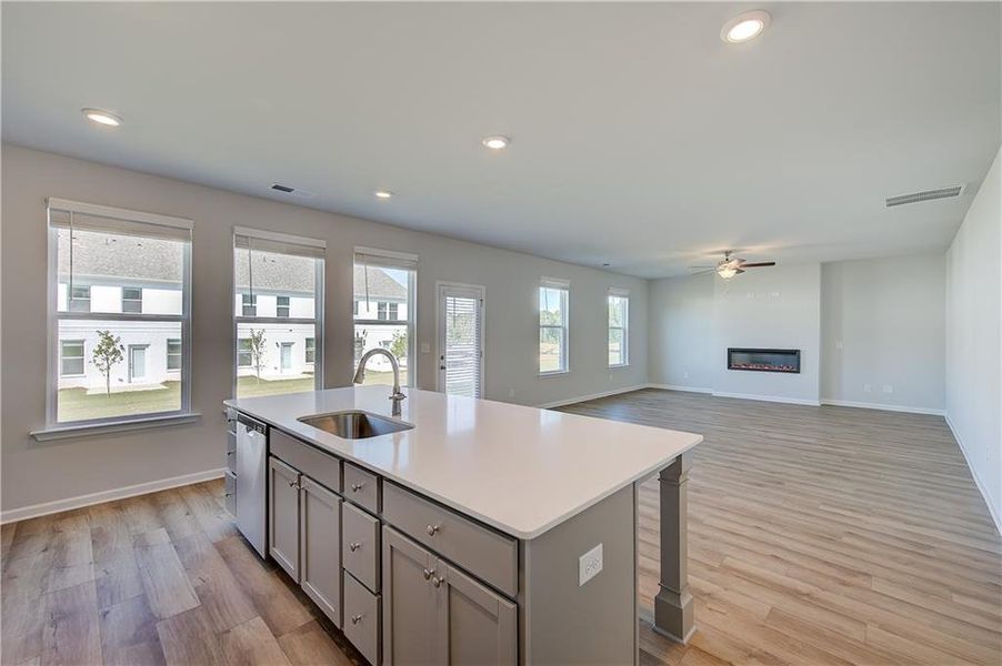 Furnished interior view inside a new home in Bowers Farm, McDonough (Image 5). Furnished interior view inside a new home in Bowers Farm, McDonough (Image 5).