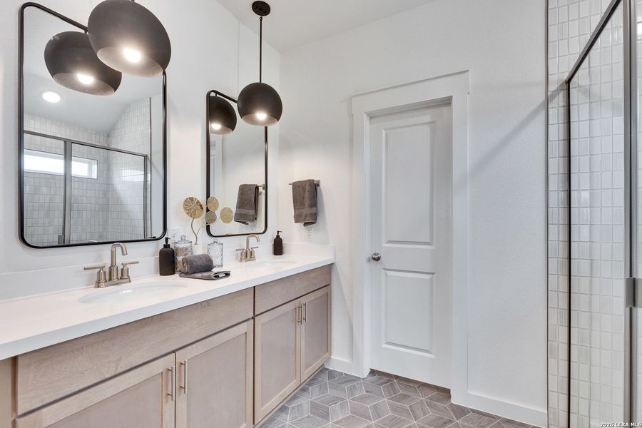Furnished interior view inside a new home in Westridge, San Antonio (Image 21).