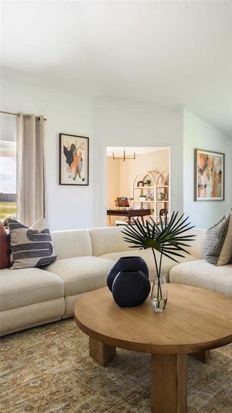 Furnished interior view inside a new home in Crosswinds, Haines City (Image 11).