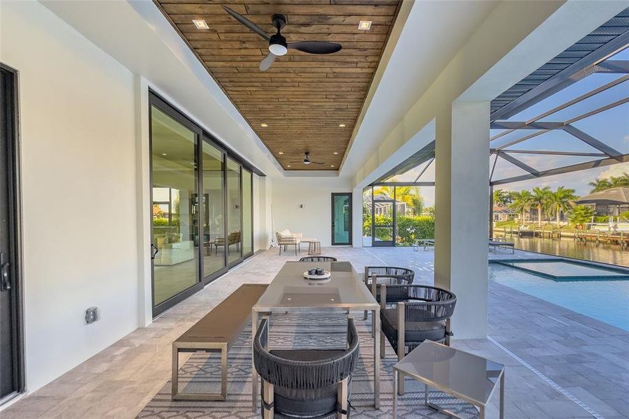 Exterior details and patio area of a home in , Cape Coral (Image 20).