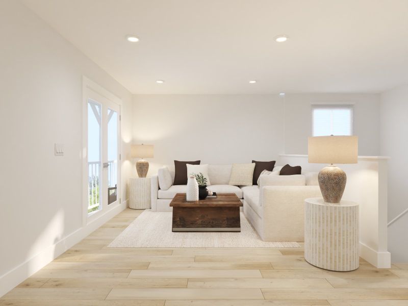 Furnished interior view inside a new home in Poplar Farms, Franklin (Image 8).