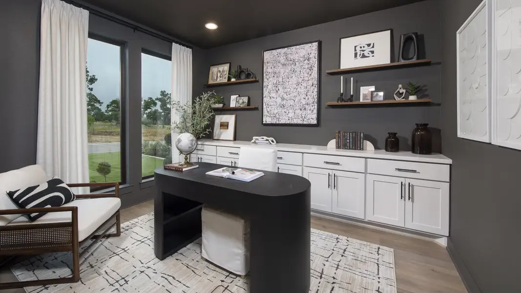 Furnished interior view inside a new home in Santa Rita Ranch - Eldorado, Liberty Hill (Image 3).