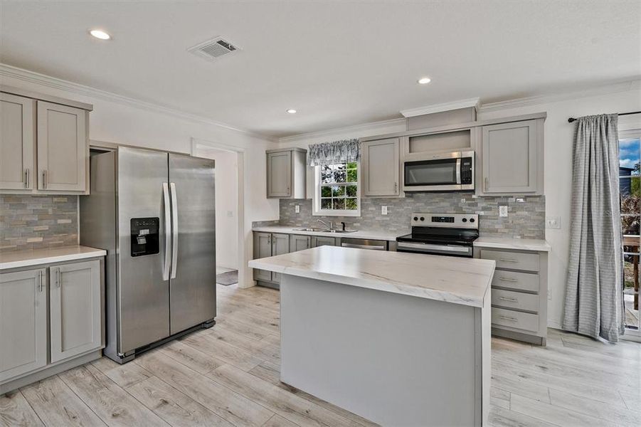 Furnished interior view inside a new home in , North Fort Myers (Image 5).