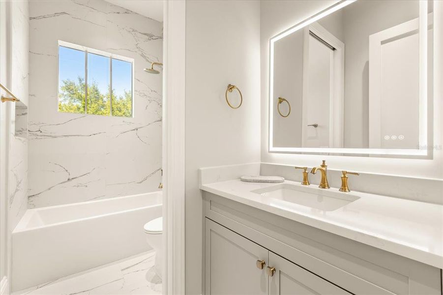 Furnished interior view inside a new home in , Orlando (Image 15).