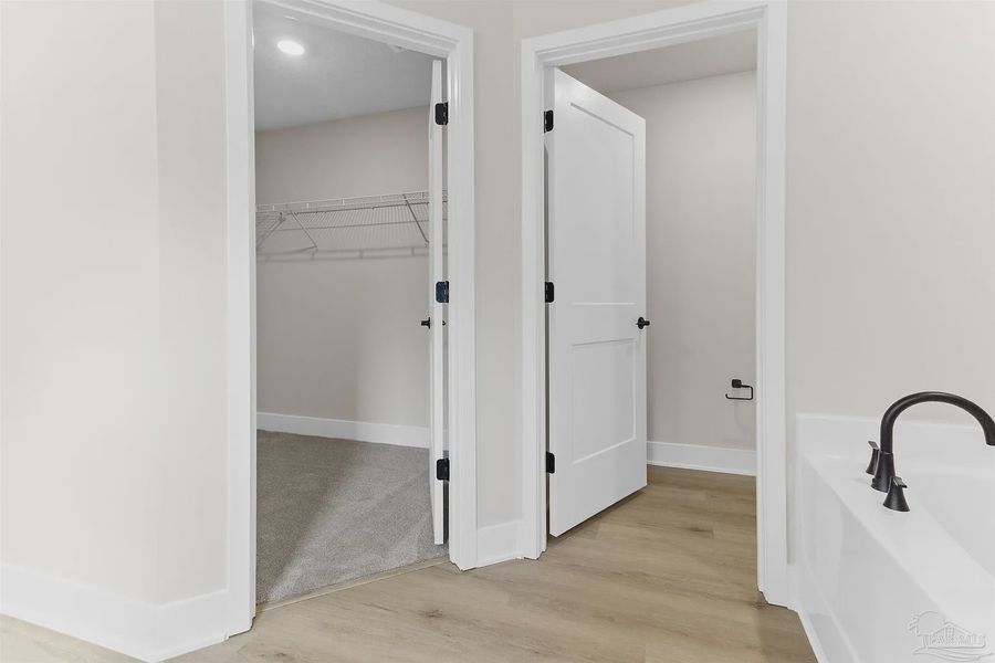 Spacious, unfurnished interior of a new home in Pecan Valley, Cantonment (Image 12). Spacious, unfurnished interior of a new home in Pecan Valley, Cantonment (Image 12).