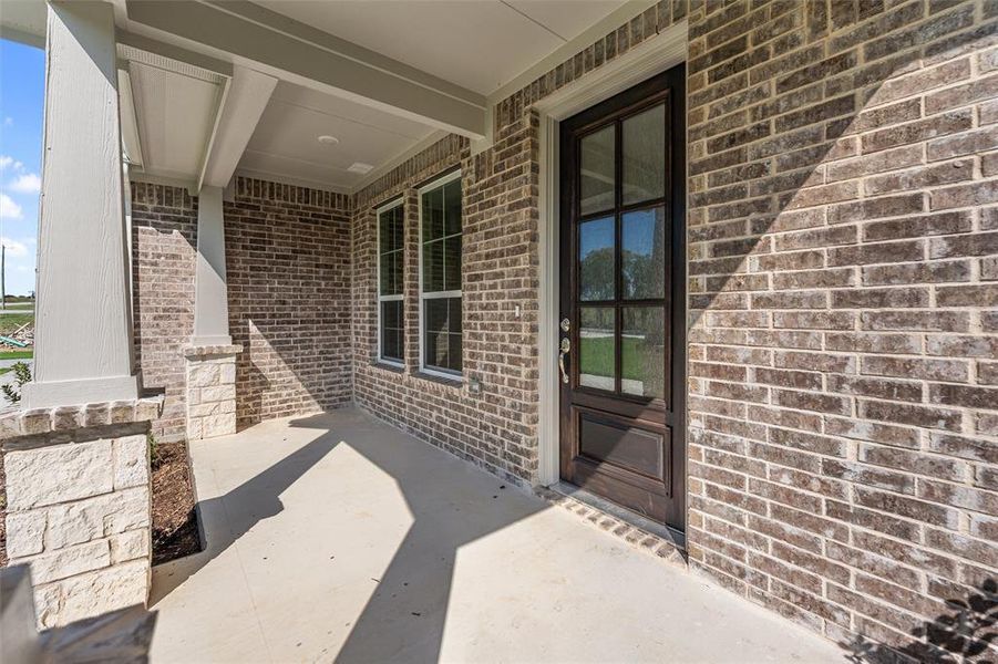 Exterior details and patio area of a home in Fairview Meadows, Rhome (Image 21). Exterior details and patio area of a home in Fairview Meadows, Rhome (Image 21).