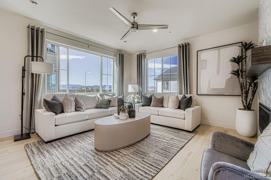 Furnished interior view inside a new home in Uplands, Westminster (Image 8).