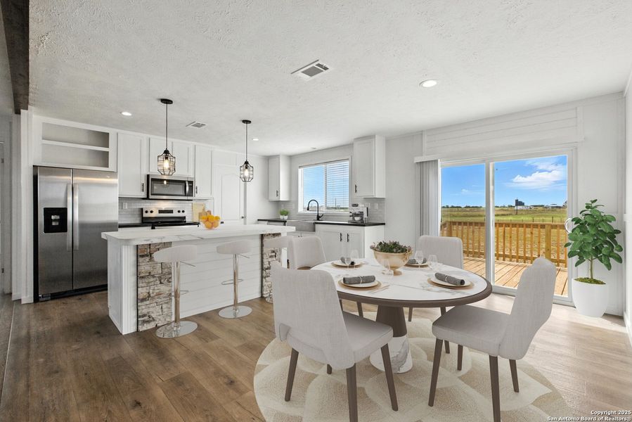 Furnished interior view inside a new home in , Jourdanton (Image 10). Furnished interior view inside a new home in , Jourdanton (Image 10).