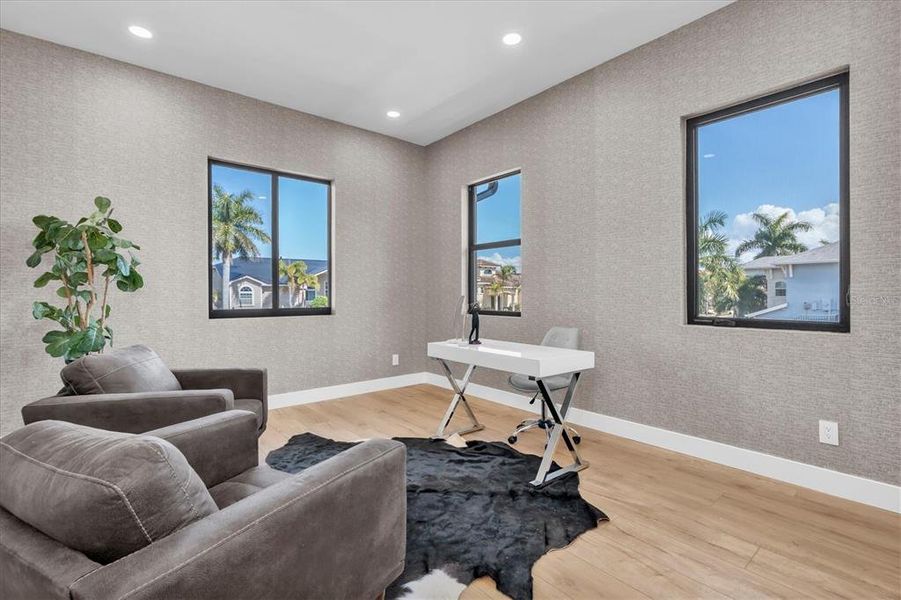 Furnished interior view inside a new home in , St. Petersburg (Image 30).