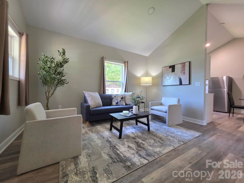 Furnished interior view inside a new home in , Statesville (Image 6).
