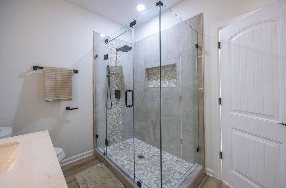 Furnished interior view inside a new home in , Woodway (Image 11).