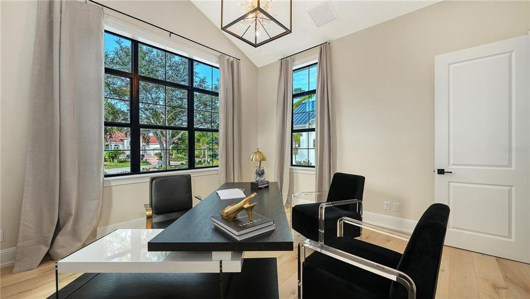 Furnished interior view inside a new home in , Sarasota (Image 39).