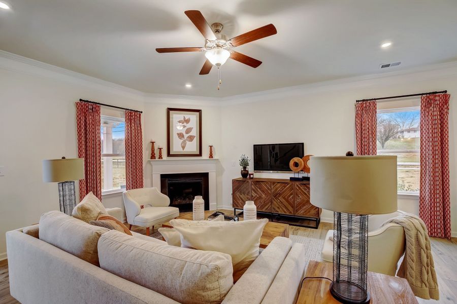 *This is a marketing photo. Photos of a previous model of the Palmer plan.*