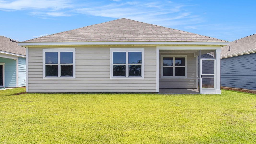 Exterior details and patio area of a home in Kingston Bay, Conway (Image 3). Exterior details and patio area of a home in Kingston Bay, Conway (Image 3).