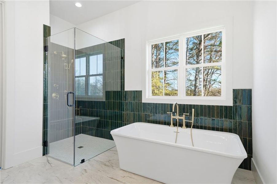 Furnished interior view inside a new home in , Canton (Image 40).