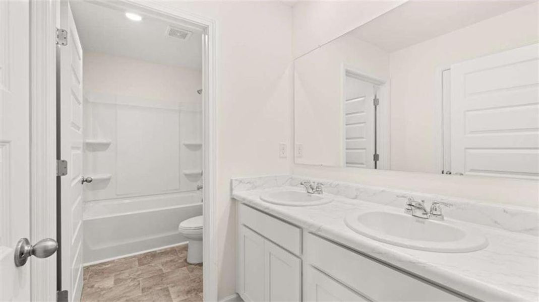 Furnished interior view inside a new home in , Dacula (Image 8).