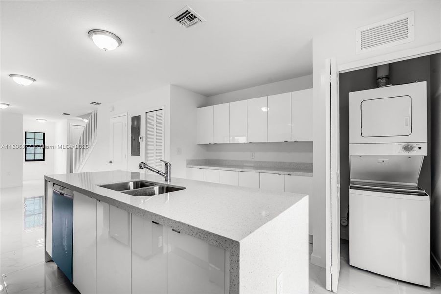 Furnished interior view inside a new home in , Miami (Image 4).