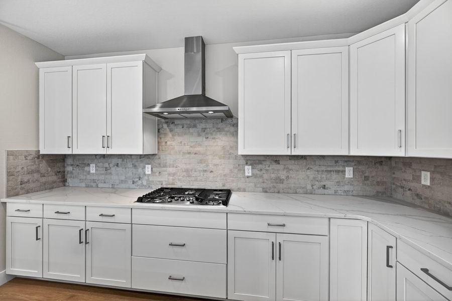 Furnished interior view inside a new home in Trailstone, Arvada (Image 14).